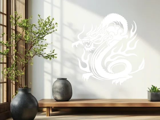 Wandtattoo Drache Fluitare