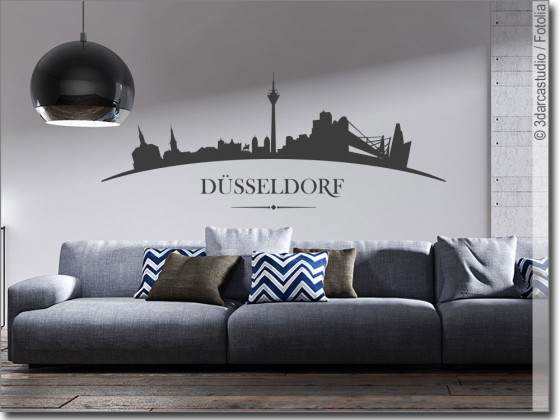 Preview: Wandtattoo Düsseldorf