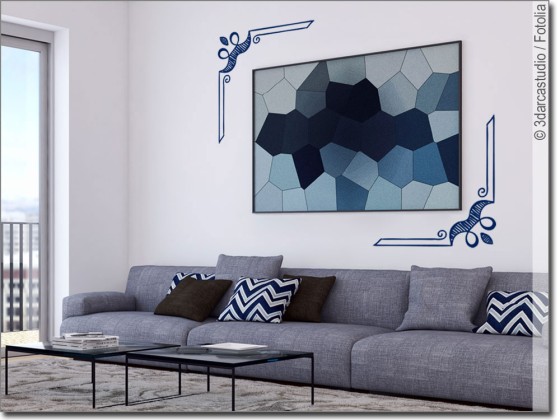 Preview: Wandtattoo Ecken