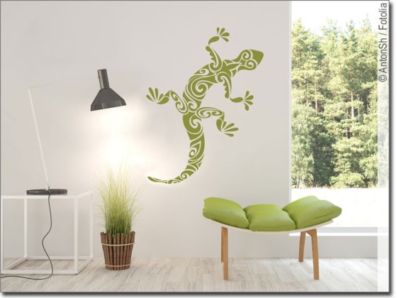 Preview: Wandtattoo Eidechse