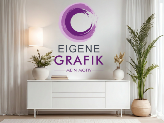 Preview: Wandtattoo Eigene Grafik mehrfarbig