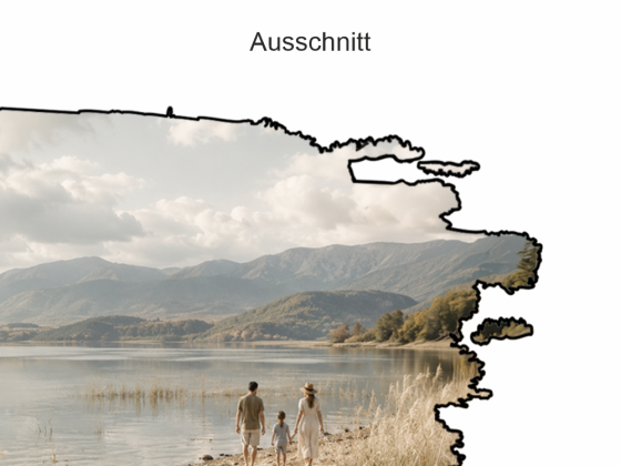 Preview: Wandtattoo Eigenes Foto Freiform - Ansicht Ausschnitt