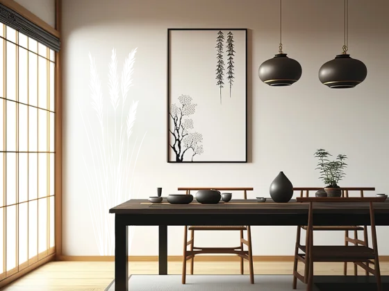 Wandtattoo Elegante Grashalme - Ansicht Farbauswahl