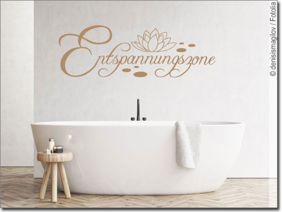 Preview: Wandtattoo Entspannungszone