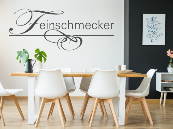 Wandtattoo Feinschmecker