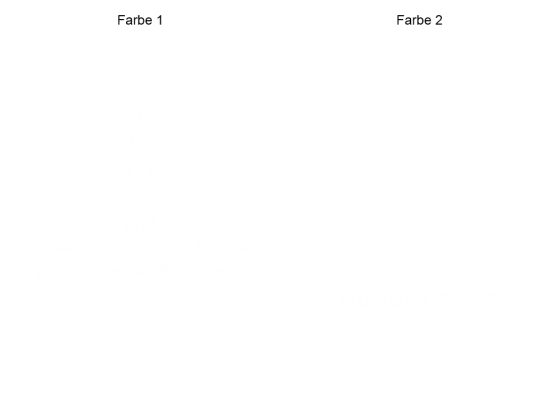 Preview: Wandtattoo Ferienwohnung Leuchtturm - Ansicht Farbauswahl