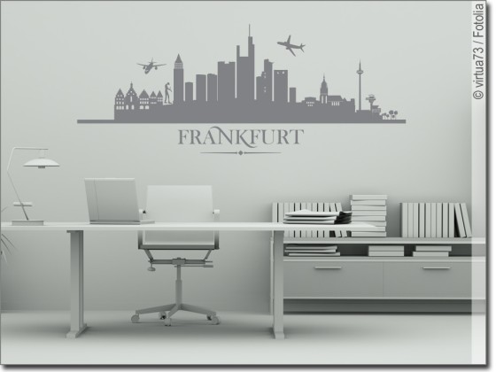 Preview: Wandtattoo Frankfurt
