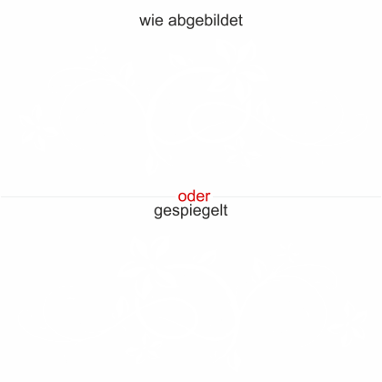 Preview: Garderobensticker Stilvolles Ornament