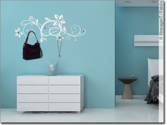 Preview: Garderobensticker Stilvolles Ornament