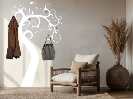 Wandtattoo Garderobe Zauberbaum