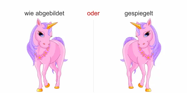 Wandtattoo Glitzer Einhorn Wandtattoo Glitzer Einhorn