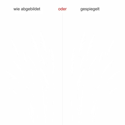 Gräser im Wind - Ansicht Ausrichtung mit Farbauswahl