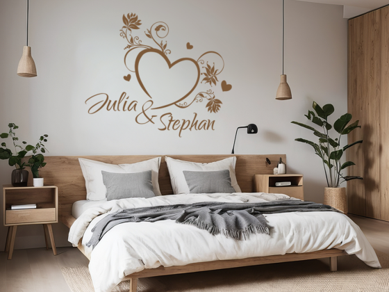 Preview: Wandtattoo Herzen