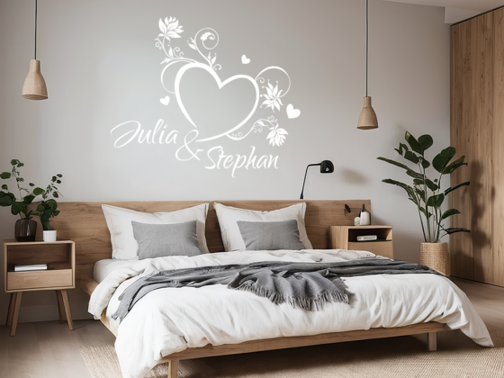 Preview: Wandtattoo Herzen