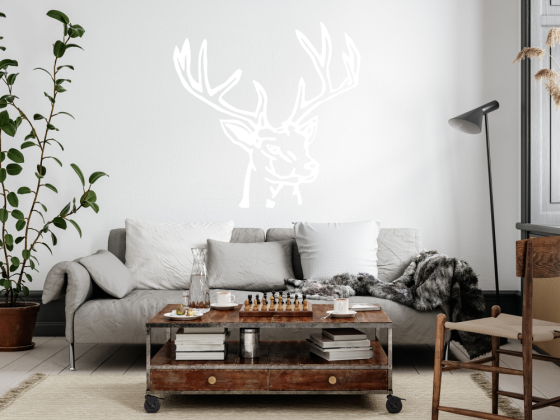 Preview: Wandtattoo Hirsch