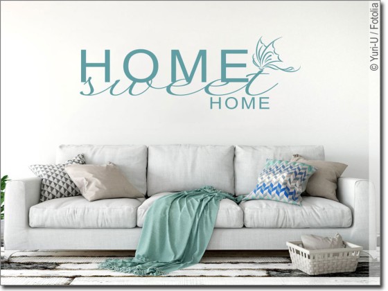 Preview: Wandwort Home Sweet Home