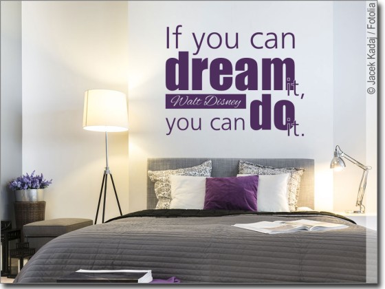 Preview: Wandzitat If you can dream it