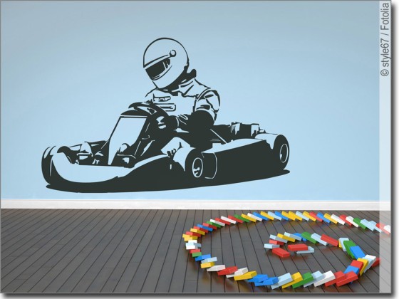 Preview: Wandtattoo Kart