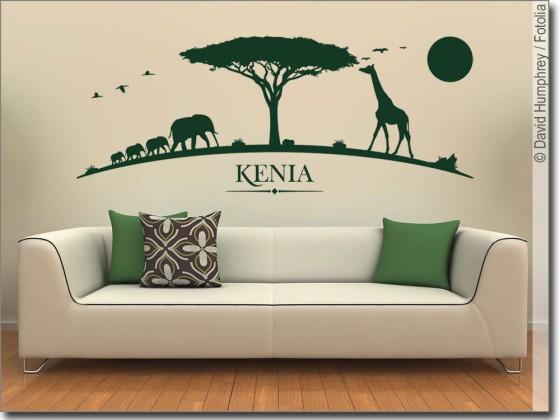 Preview: Wandtattoo Kenia