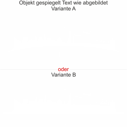 Wandtattoo mit Skyline von Kiel - Ansicht Ausrichtung mit Farbauswahl und Variante