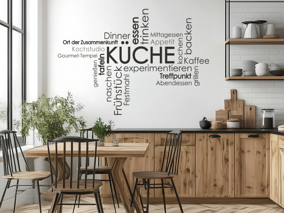 Preview: Wandtattoo Küche