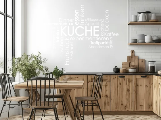 Wandtattoo Küche