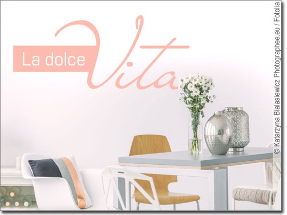 Preview: Wandtattoo La dolce Vita
