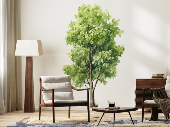 Preview: Wandtattoo Laubbaum