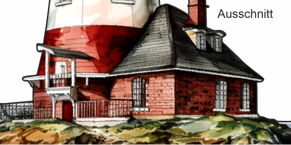 Preview: Wandtattoo Leuchtturm am Meer Preview: Wandtattoo Leuchtturm am Meer