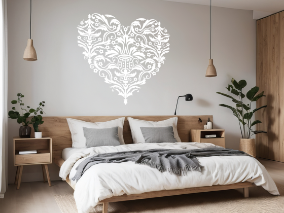 Preview: Wandtattoo Liebesornament