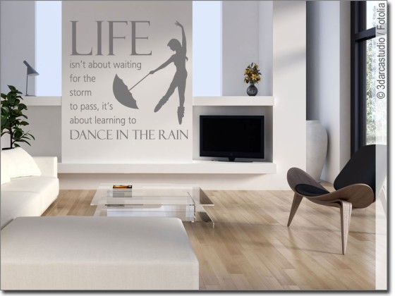 Preview: Wandspruch Life isn't about