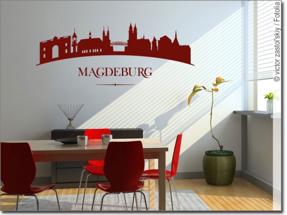Preview: Wandtattoo Magdeburg Preview: Wandtattoo Magdeburg