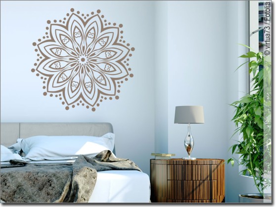 Preview: Wandtattoo Mandala Motiv Preview: Wandtattoo Mandala Motiv