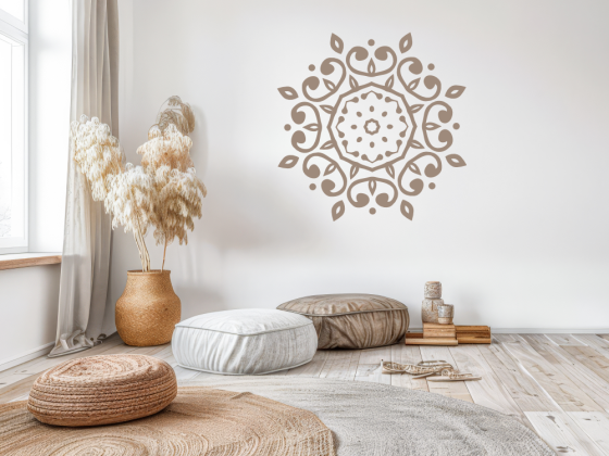 Preview: Wandtattoo Mandalamotiv