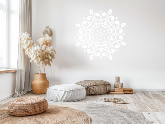 Preview: Wandtattoo Mandalamotiv