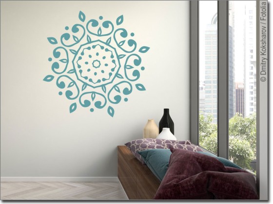 Preview: Wandtattoo Mandalamotiv