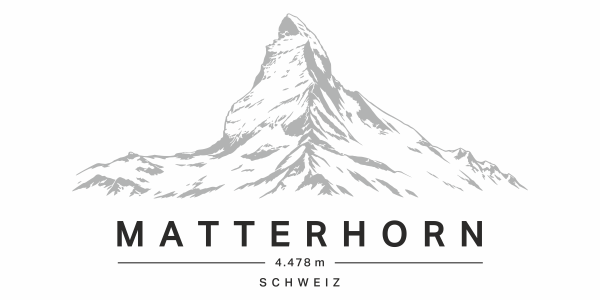 Preview: Wandtattoo Matterhorn - Anordnungsbeispiel