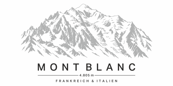 Preview: Wandtattoo Mont Blanc - Anordnungsbeispiel