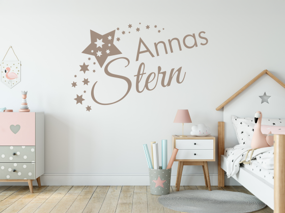Preview: Wandtattoo Namens Stern