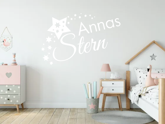 Wandtattoo Namens Stern