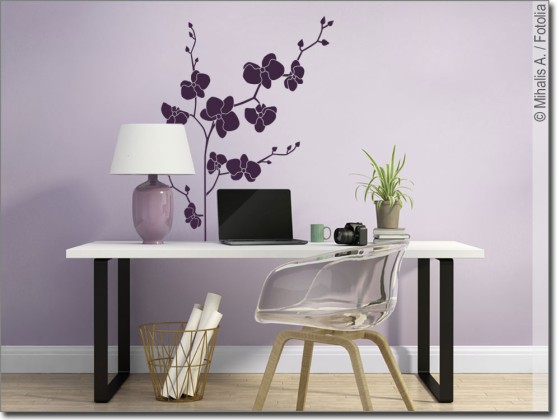 Preview: Wandtattoo Orchidee Preview: Wandtattoo Orchidee