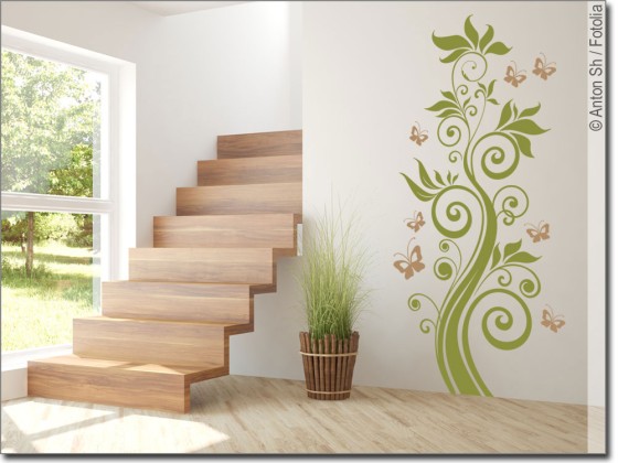 Preview: Wandtattoo Ornament Frühlingsduft