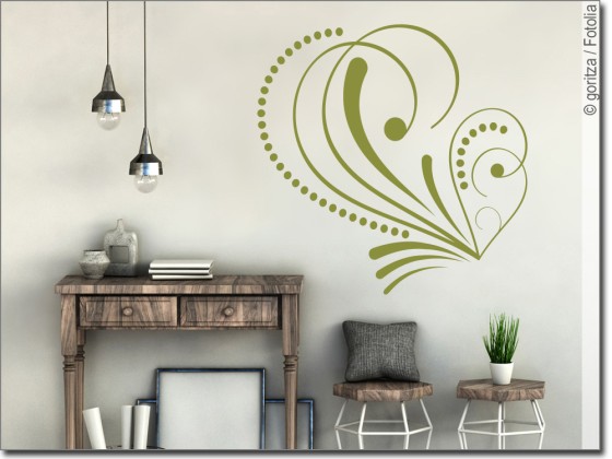 Preview: Wandtattoo Ornament Klassik