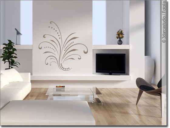 Preview: Wandtattoo Ornament Lebensfreude