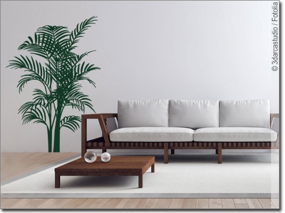 Preview: Wandtattoo Palme Wedel Preview: Wandtattoo Palme Wedel