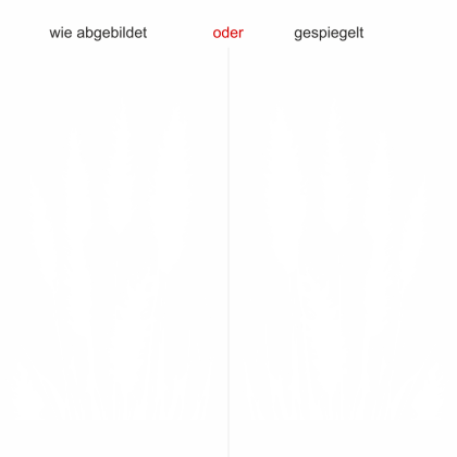 Preview: Wandtattoo mit tollem Pampasgras - Ansicht Ausrichtung und Farbauswahl