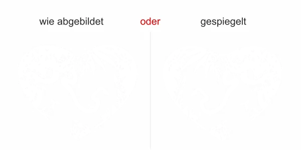 Wandtattoo Herz mit exotischem Paradiesv