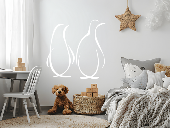 Preview: Wandtattoo Pinguine