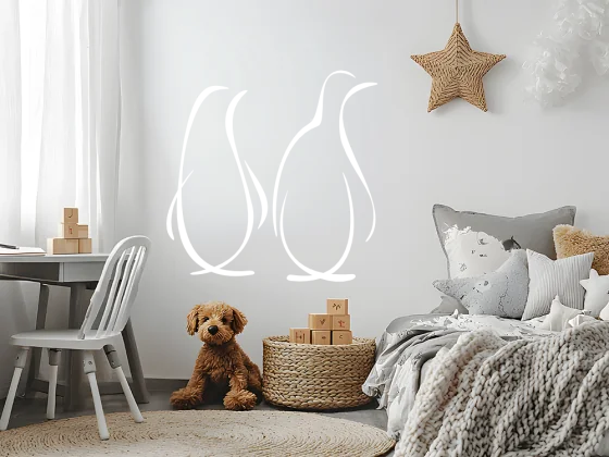 Wandtattoo Pinguine