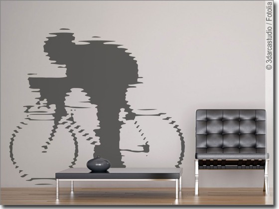 Preview: Wandtattoo Rennrad Preview: Wandtattoo Rennrad